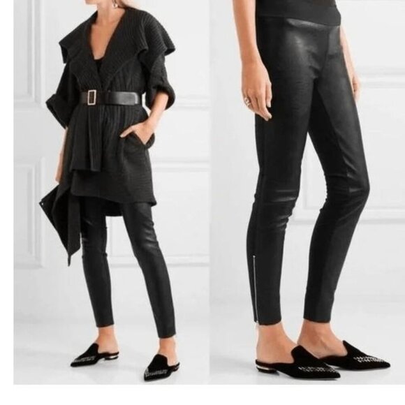 Stella McCartney Pants - STELLA MCCARTNEY LEATHER PANTS